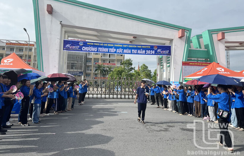 Kỳ thi tuyển sinh lớp 10 ở Thái Nguyên có 4 thí sinh vi phạm quy chế trong ngày đầu tiên. Ảnh: Báo Thái Nguyên.