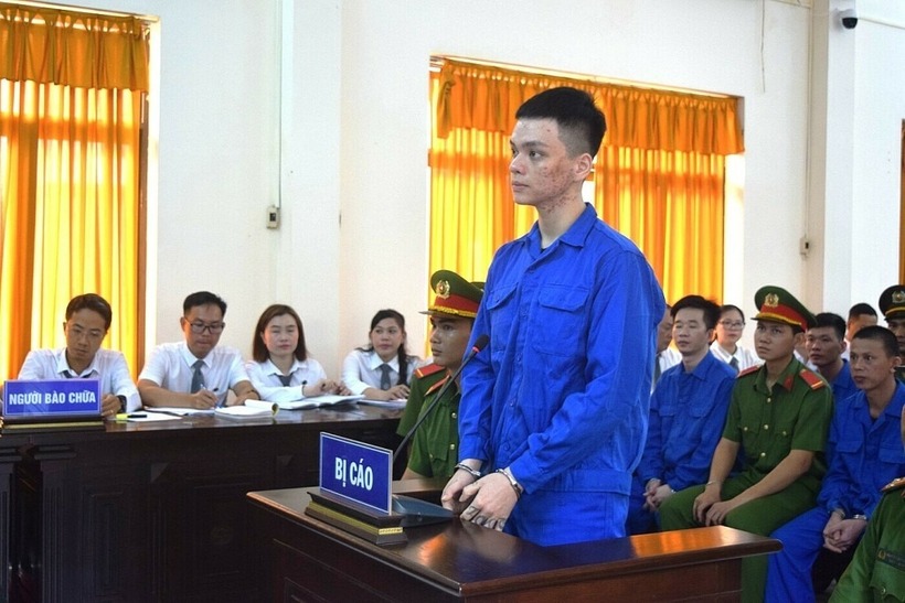 Bị cáo Đoàn Thiên Long tại tòa. (Ảnh: VNE)