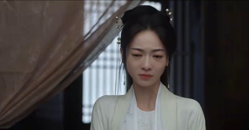 Biểu cảm của Khương Lê sau khi biết tin về Tiết huyện lệnh và chứng kiến cô gái qua đời.