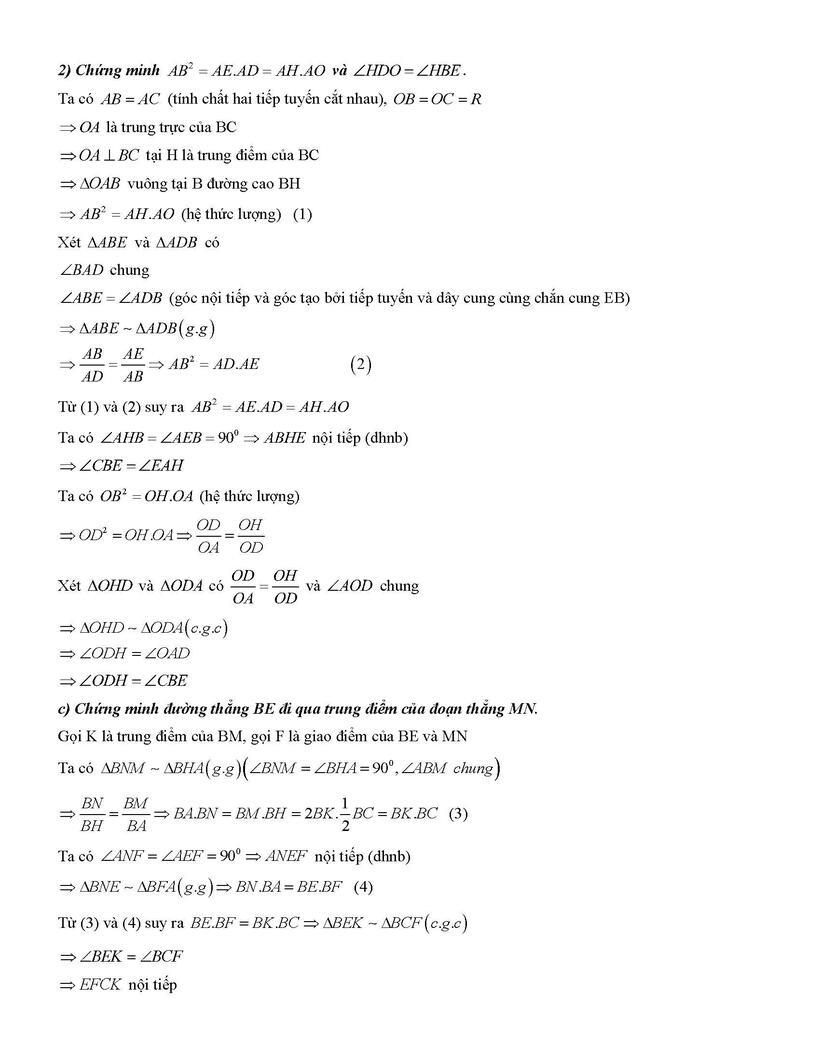 Đáp án gợi ý môn Toán tuyển sinh lớp 10 tại Hà Nội năm 2024 - 6
