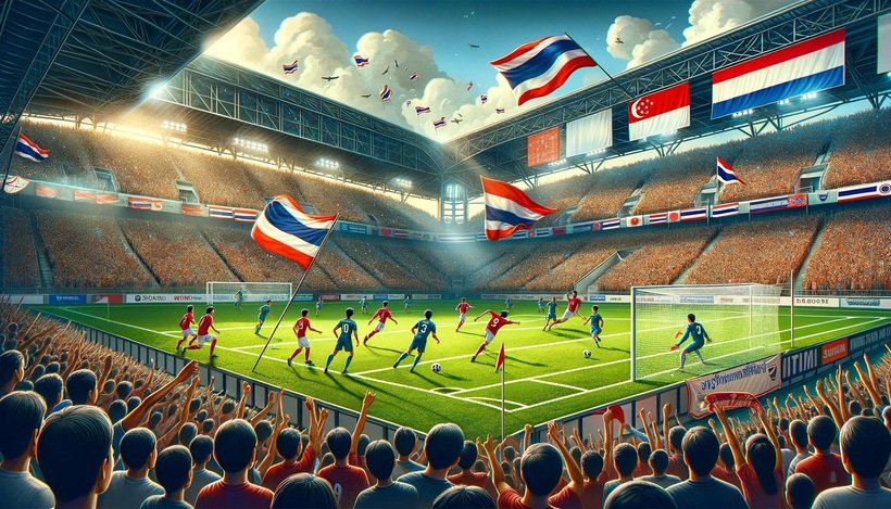 Nhận định trận Thái Lan với Singapore 19h30 ngày 11/06/2024. Ảnh minh họa