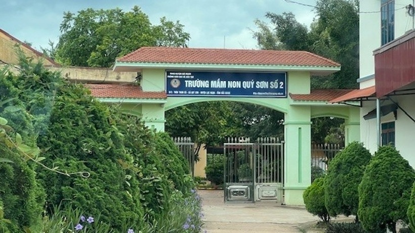 Trường Mầm non Quý Sơn số 2 (huyện Lục Ngạn, Bắc Giang). Ảnh: Người lao động