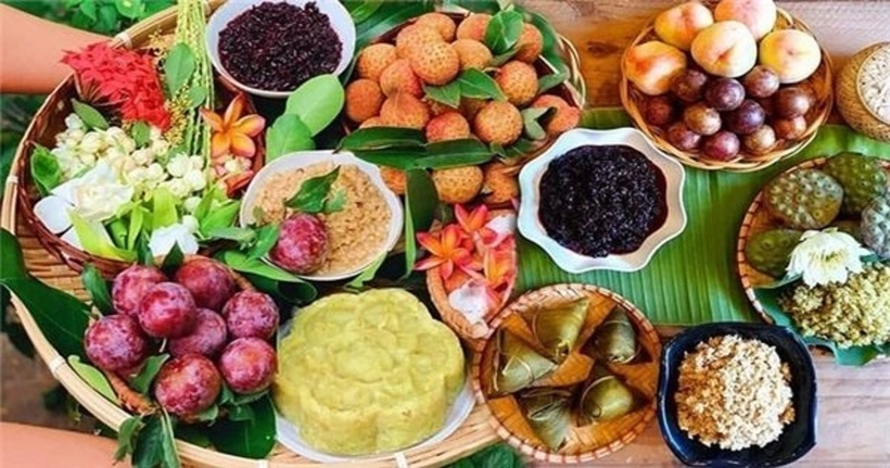 Cơm rượu nếp là món ăn không thể thiếu trong ngày Tết Đoan Ngọ.