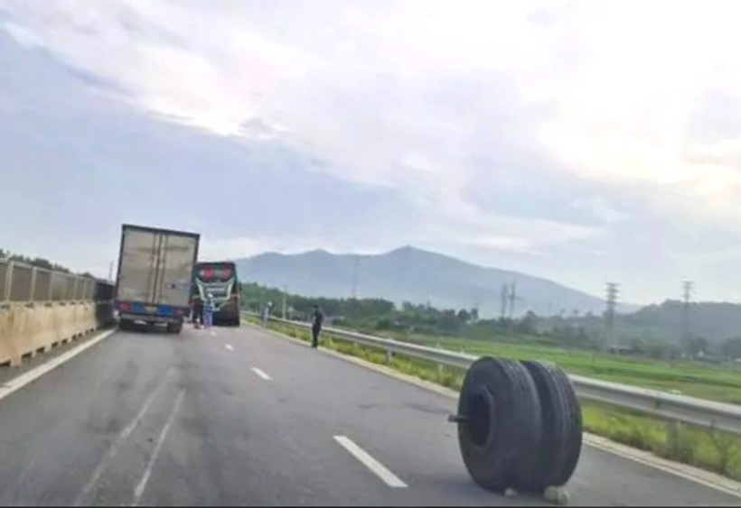 Hiện trường xảy ra vụ tai nạn. Ảnh: Báo Giao thông.