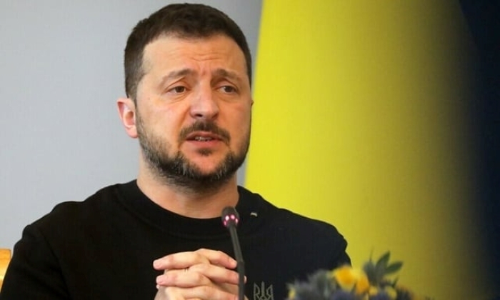 Tổng thống Ukraine Volodymyr Zelensky. Ảnh: Reuters