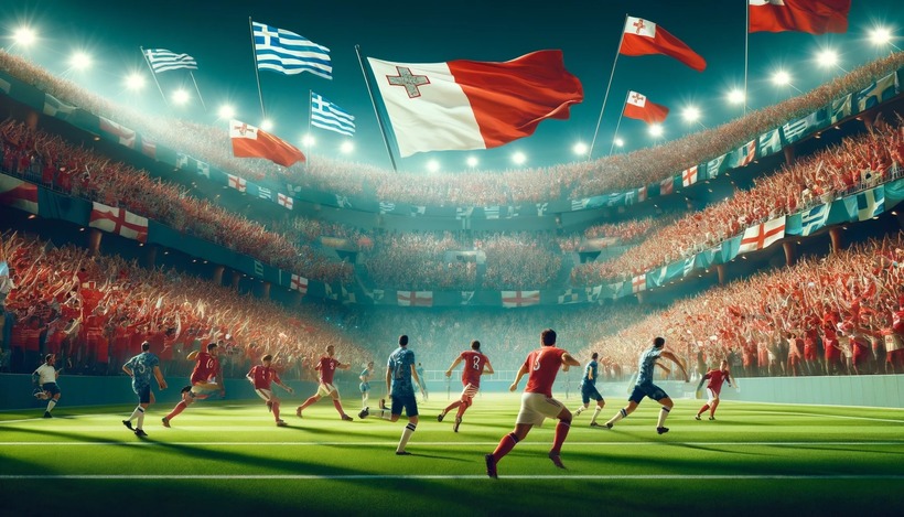 Kommentieren Sie das Spiel zwischen Malta und Griechenland.