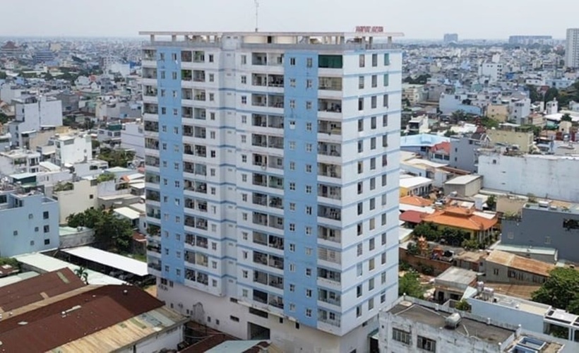 Chung cư Nguyễn Quyền (quận Bình Tân, TP.HCM) do Công ty TNHH Nguyễn Quyền làm chủ đầu tư vi phạm nhiều quy định về PCCC. (Ảnh: VTC News)