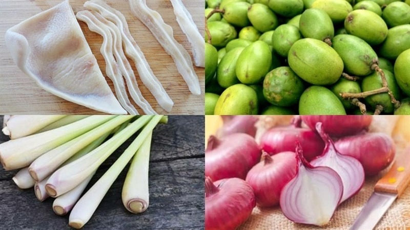 Nguyên liệu cần có