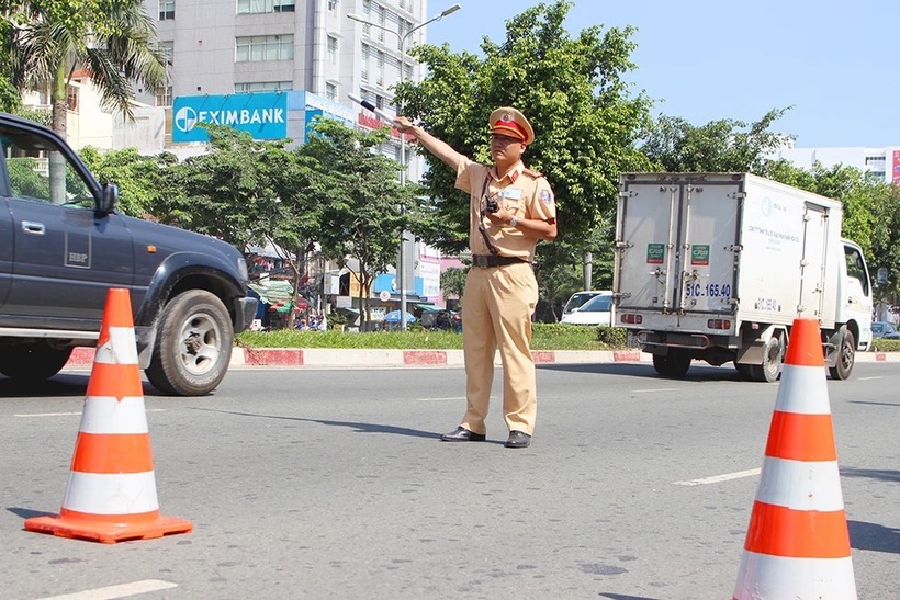 CSGT xử phạt nguội qua hình ảnh như thế nào? Ảnh minh hoạ