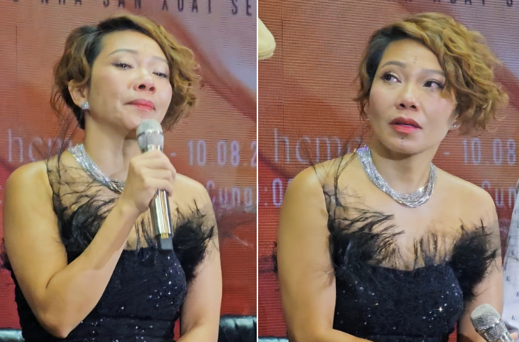Hà Trần khóc vì nhớ mẹ