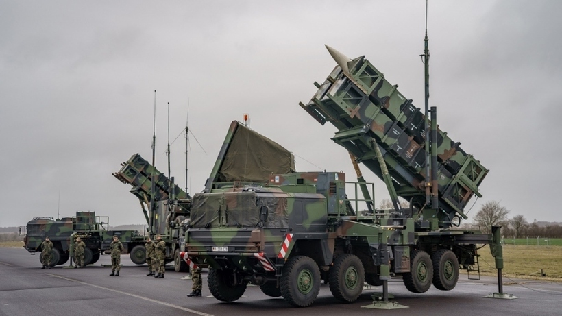 Hệ thống tên lửa Patriot. Ảnh: AP