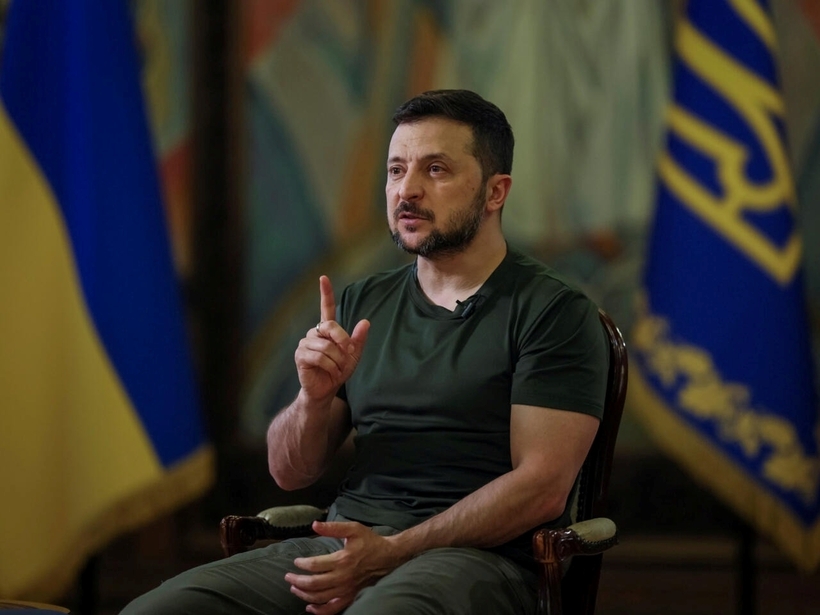 Tổng thống Ukraine Volodymyr Zelensky. Ảnh: Reuters