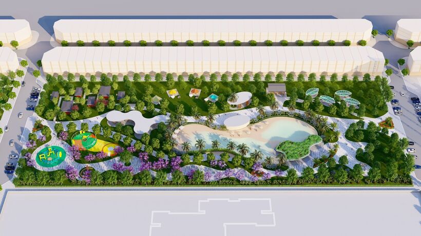 Với không gian xanh mát, tiện ích đa dạng, công viên Empire Park đáp ứng trọn vẹn nhu cầu “ăn - chơi - ngắm cảnh - thư giãn - thể thao” của cư dân mọi lứa tuổi (Ảnh minh họa)