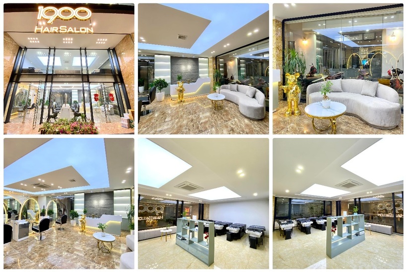Cơ sở vật chất khang trang của 1900 Hair Salon