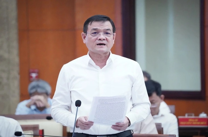 Giám đốc Công an TP.HCM, Trung tướng Lê Hồng Nam đã có báo cáo về tình hình an ninh, trật tự trên địa bàn. (Ảnh: PLO)