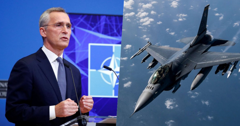 Tổng thư ký NATO Jens Stoltenberg cho rằng việc Ukraine dùng F-16 tấn công Nga không làm leo thang xung đột. Ảnh: Getty Images