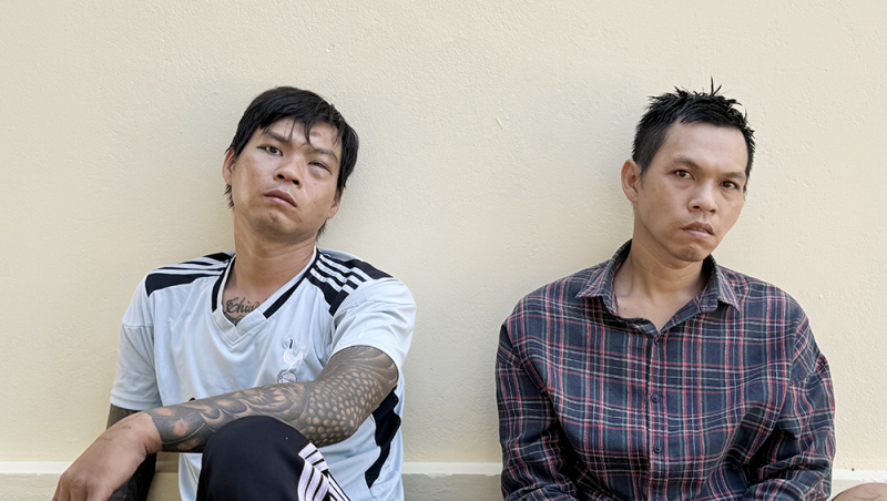 2 đối tượng Oai và Sang. Ảnh: Công an nhân dân.