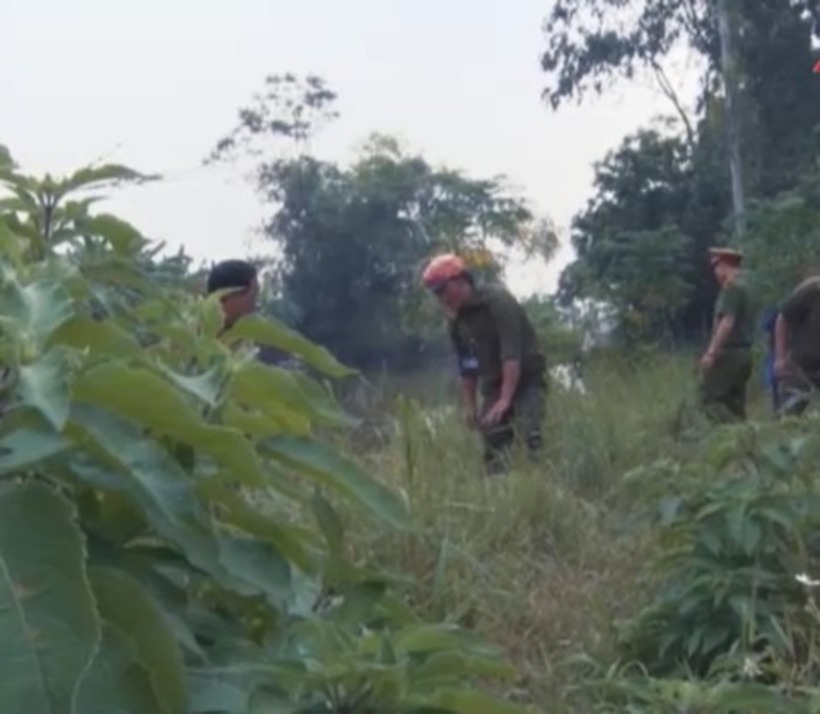 Khu vực gây án. Ảnh: Công an TP.HCM