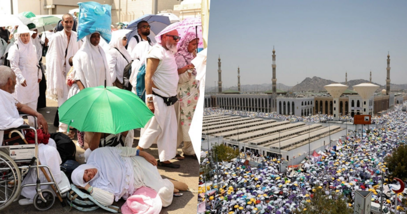 Ít nhất 19 người thiệt mạng khi hành hương tới thánh địa Mecca dưới cái nóng 47 độ C. Ảnh: AP
