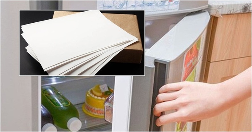 Mẹo kiểm tra tủ lạnh làm hao điện chỉ với tờ giấy.