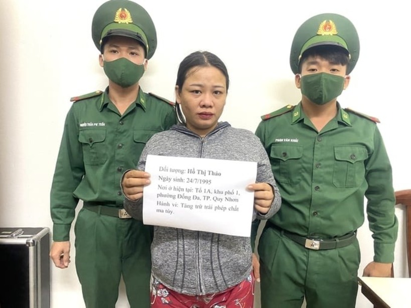 Đối tượng Hồ Thị Thảo tại cơ quan chức năng. Ảnh: Báo Nông nghiệp