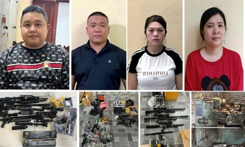 Các đối tượng và tang vật liên quan đến vụ án.