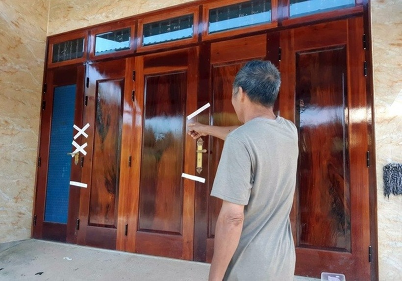 Hiện trường vụ án mạng.