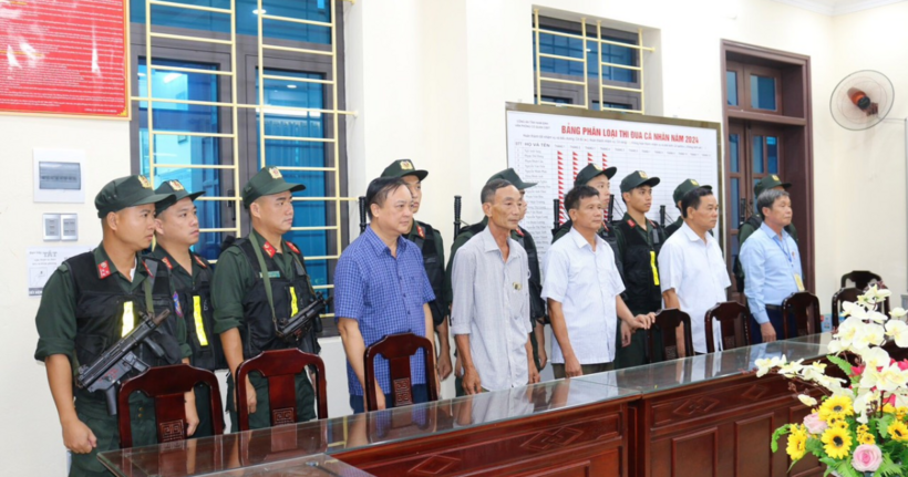 5 cán bộ, nguyên cán bộ xã Nghĩa Hải, huyện Nghĩa Hưng, tỉnh Nam Định bị khởi tố (Ảnh: Công an Nam Định).