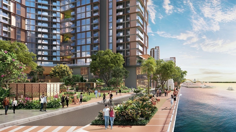 Sun Symphony Residence sẽ là nơi quy tụ cộng đồng tinh hoa tại Đà thành. Ảnh phối cảnh minh họa Sun Property