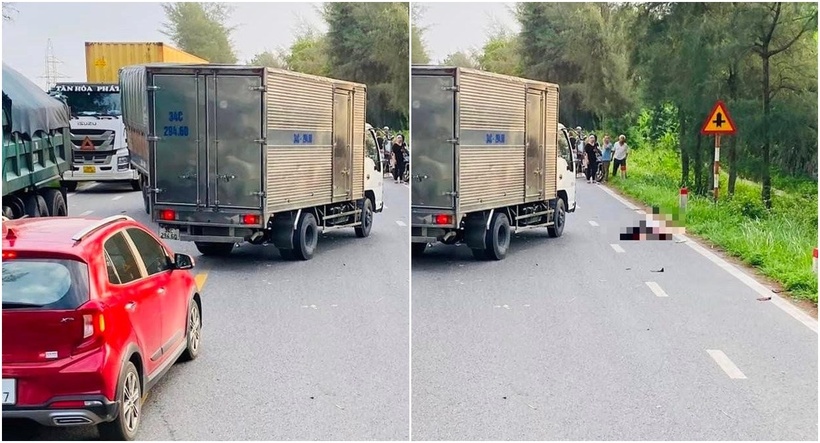 Hiện trường vụ tai nạn. (Ảnh: Báo Hải Dương)