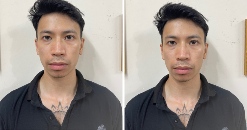 Đối tượng cầm đầu Trần Minh Phong. (Ảnh: Linh Nhi)