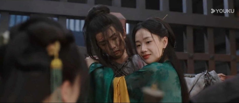 Uyển Ninh công chúa dùng Tiết Chiêu để ép Khương Lê phản cung. Ảnh: Youku