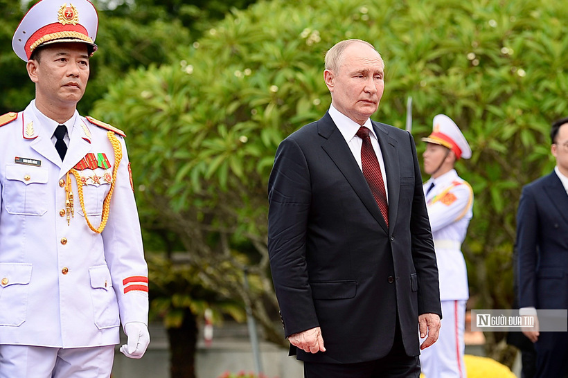Trước đó, Tổng thống Putin đã có các cuộc hội đàm với Tổng Bí thư Nguyễn Phú Trọng, Chủ tịch nước Tô Lâm, hội kiến Thủ tướng Phạm Minh Chính.