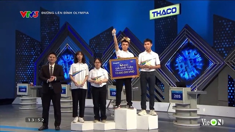 Phan Duy Hùng đoạt vòng nguyệt quế tuần 3 tháng 3 quý III Đường lên đỉnh Olympia 24.