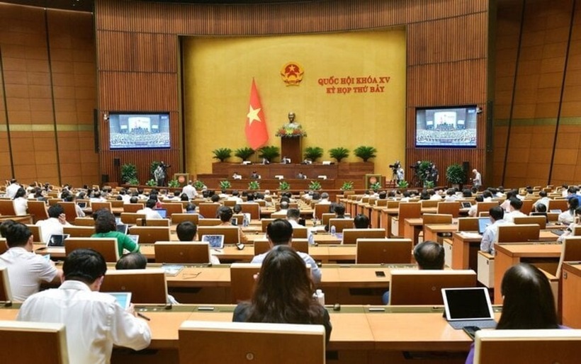 Toàn cảnh phiên thảo luận tại hội trường của Kỳ họp thứ 7, Quốc hội khóa XV. Ảnh: VTC News