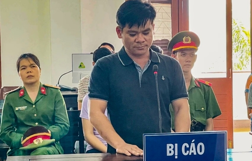 Tô Minh Trường ở phiên tòa phúc thẩm. Ảnh: Pháp Luật TP.HCM
