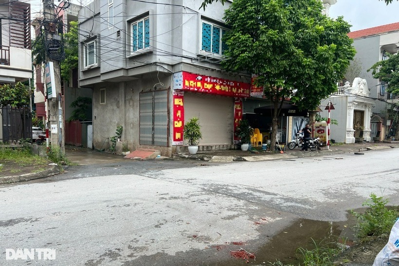 Khu vực xảy ra vụ án mạng. Ảnh: Dân Trí