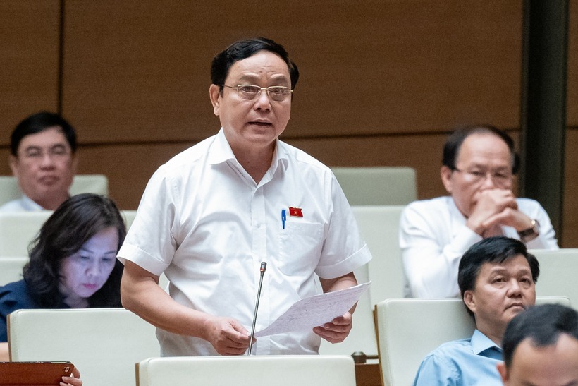 Đại biểu Hoàng Đức Thắng, đoàn Quảng Trị (Ảnh: Media Quốc hội).