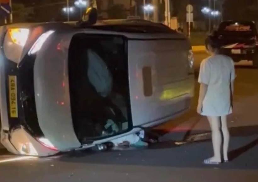 Hiện trường xảy ra vụ tai nạn. Ảnh: Giao Thông