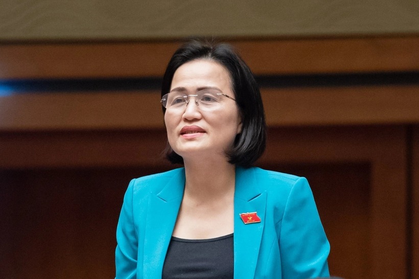 Đại biểu Trần Thị Kim Nhung, đoàn Quảng Ninh. Ảnh: Media Quốc hội