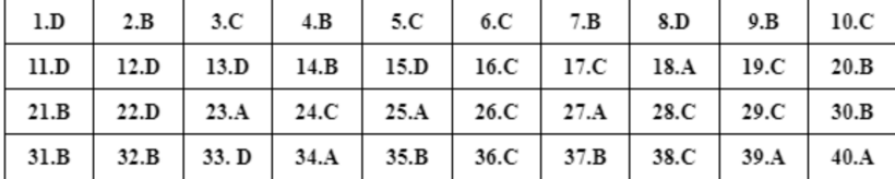 Đáp án môn Lịch sử mã đề 311 tốt nghiệp THPT 2024. (Cập nhật 12h08)