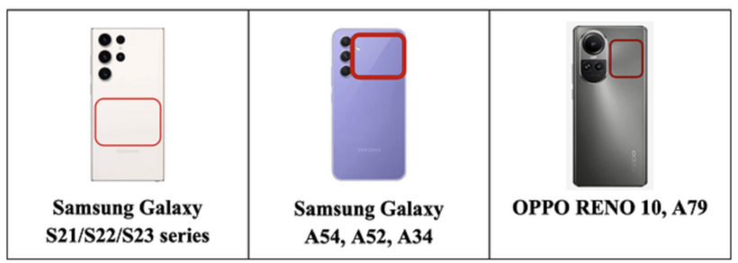 Các dòng điện thoại Android có thể đọc được chip NFC