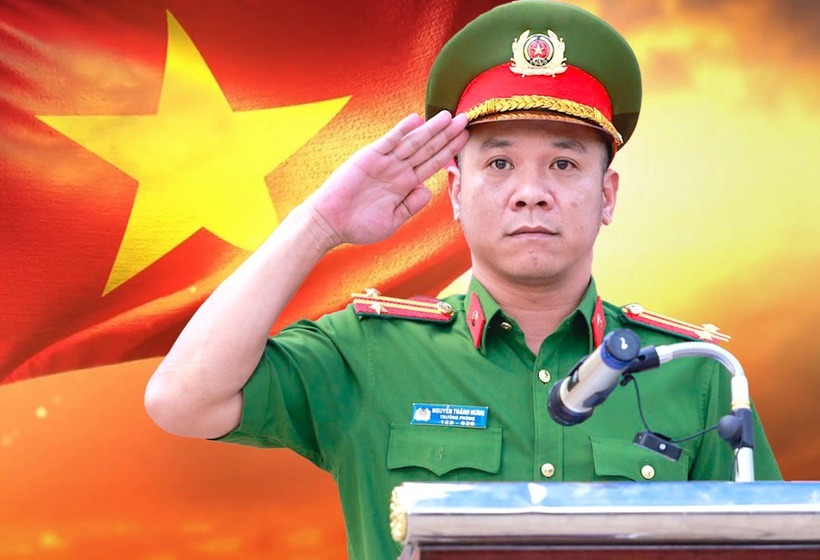 Trung tá Nguyễn Thành Hưng - tân Trưởng phòng Cảnh sát kinh tế Công an TP.HCM. (Ảnh: Dân trí)