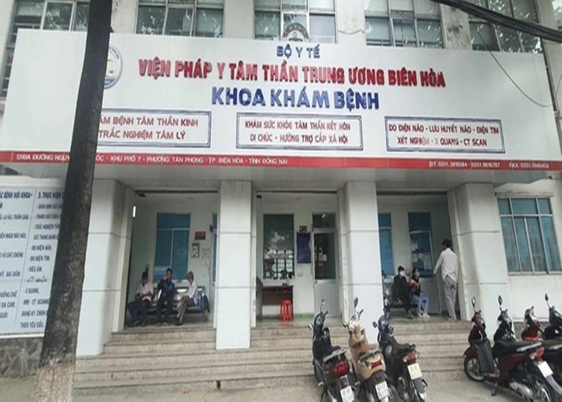 Viện Pháp y tâm thần Trung ương Biên Hòa. (Ảnh: Người lao động)