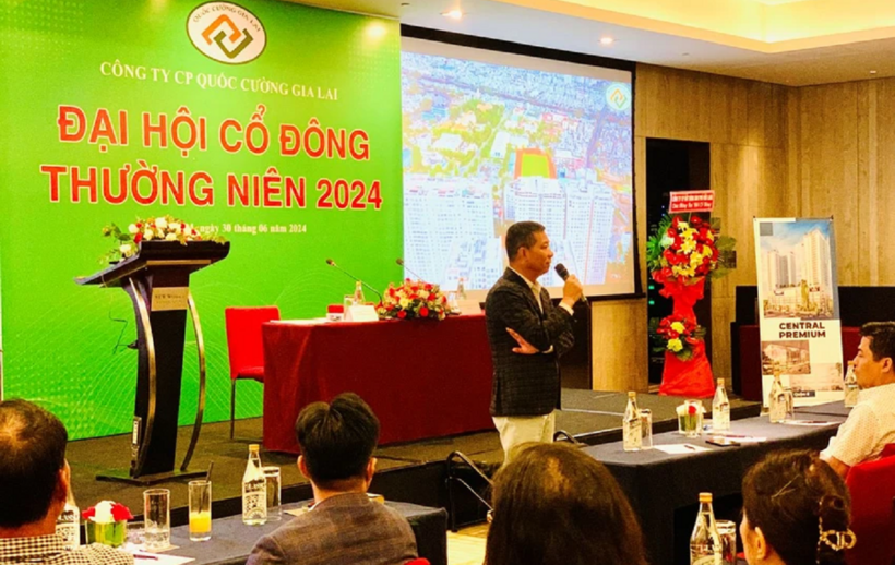 Quốc Cường Gia Lai không thể tổ chức đại hội cổ đông thường niên vì các cổ đông lớn vắng mặt. Ảnh: PLO