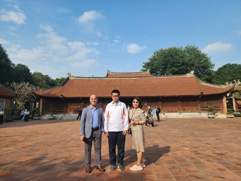 Gia đình của Minh Quân. Ảnh: Dân Trí