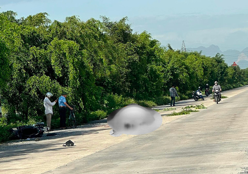 Hiện trường xảy ra vụ tai nạn. Ảnh: Báo Giao thông.