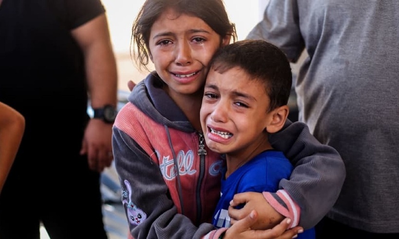 Trẻ em tại Gaza phải chịu nhiều tổn thương. Ảnh minh họa