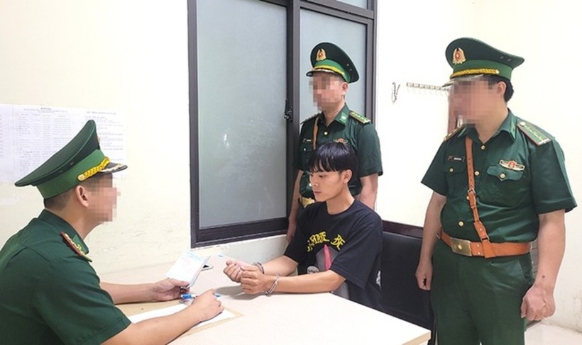Đối tượng Lý Văn Học bị cơ quan chức năng bắt giữ. Ảnh: Người Lao Động
