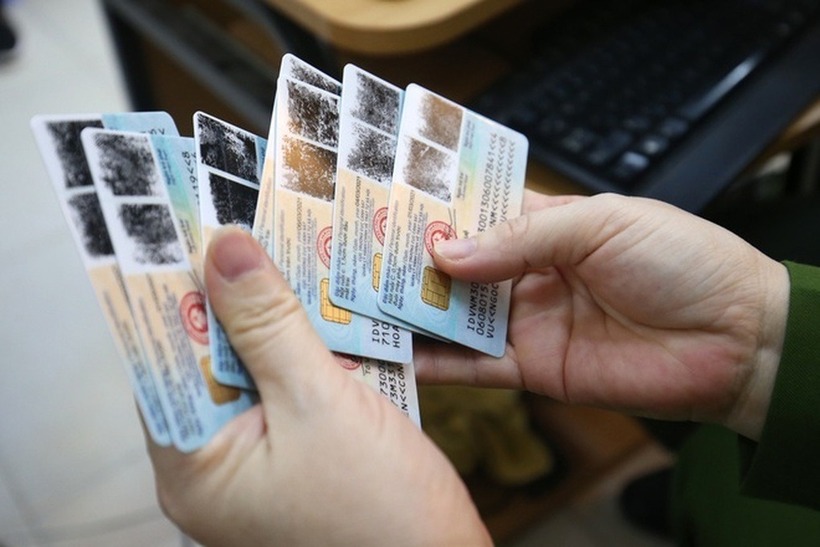 Thẻ căn cước công dân đã được cấp có giá trị sử dụng đến hết thời hạn được in trên thẻ. (Ảnh: )